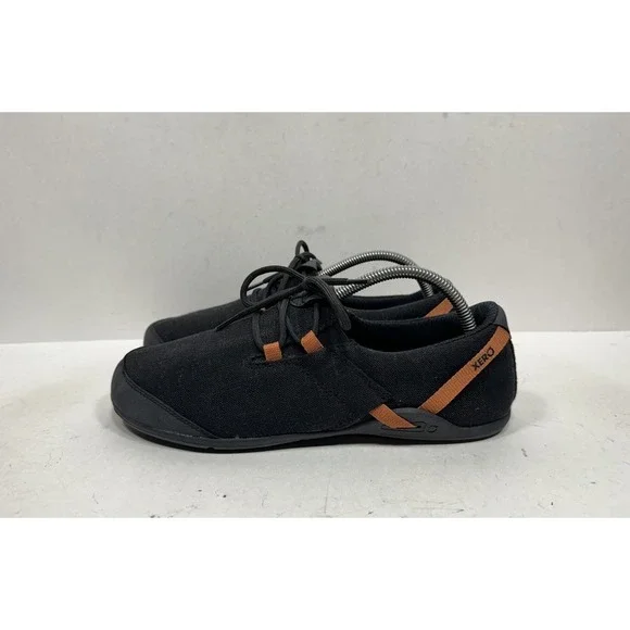 Xero Hana Hemp Barefoot Shoes Men's Sz 9 Black Canvas Minimalist Lightweight - Picture 3 of 8